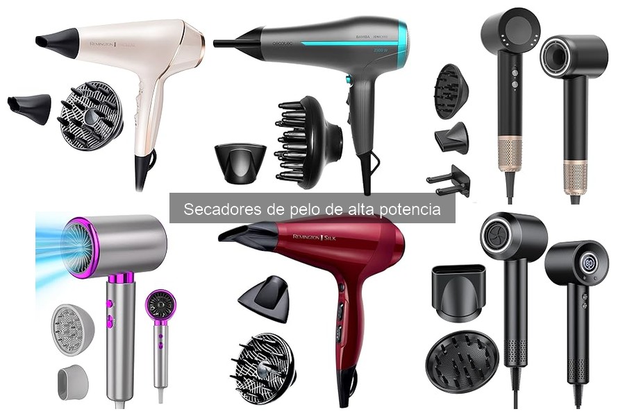 Alternativas a secadores de pelo de alta potencia