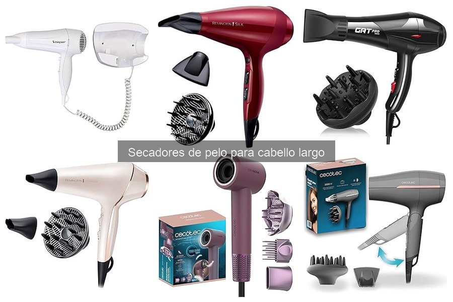 Cómo cuidar tu secador de pelo para cabello largo