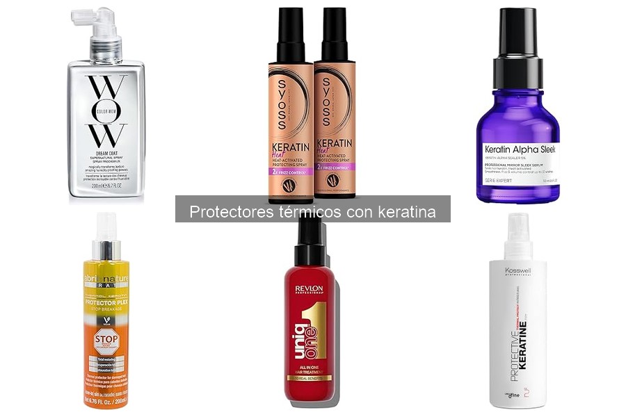 Cómo los protectores térmicos con keratina cuidan tu cabello