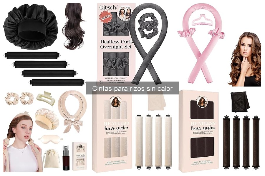 Comparativa de Cintas para Rizos sin Calor vs Métodos Tradicionales