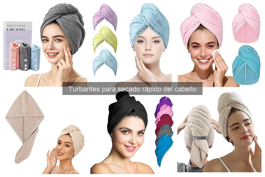 Dónde comprar turbantes para secado rápido del cabello