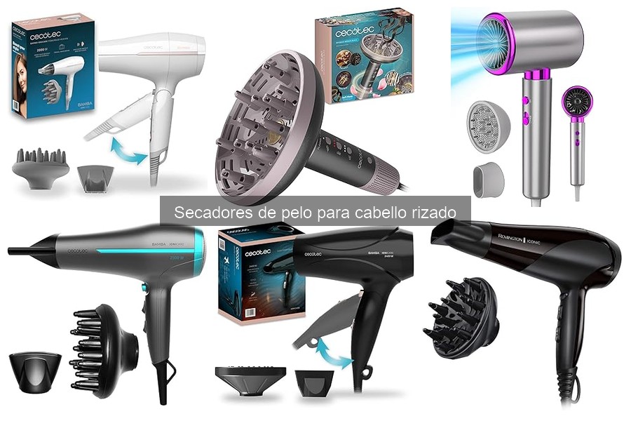 Errores al elegir secadores de pelo para cabello rizado