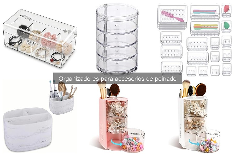 Mantenimiento y limpieza de organizadores para peinado