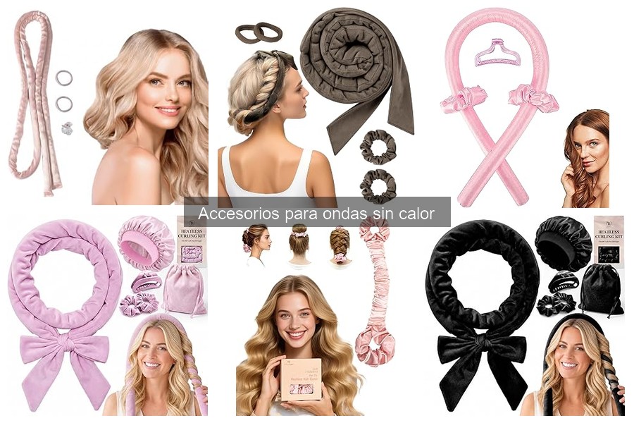 Mejores accesorios para ondas sin calor en cabello rizado