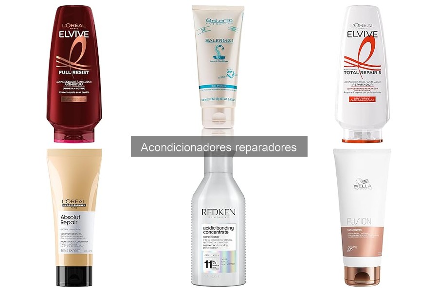 Mejores acondicionadores reparadores para cabello dañado