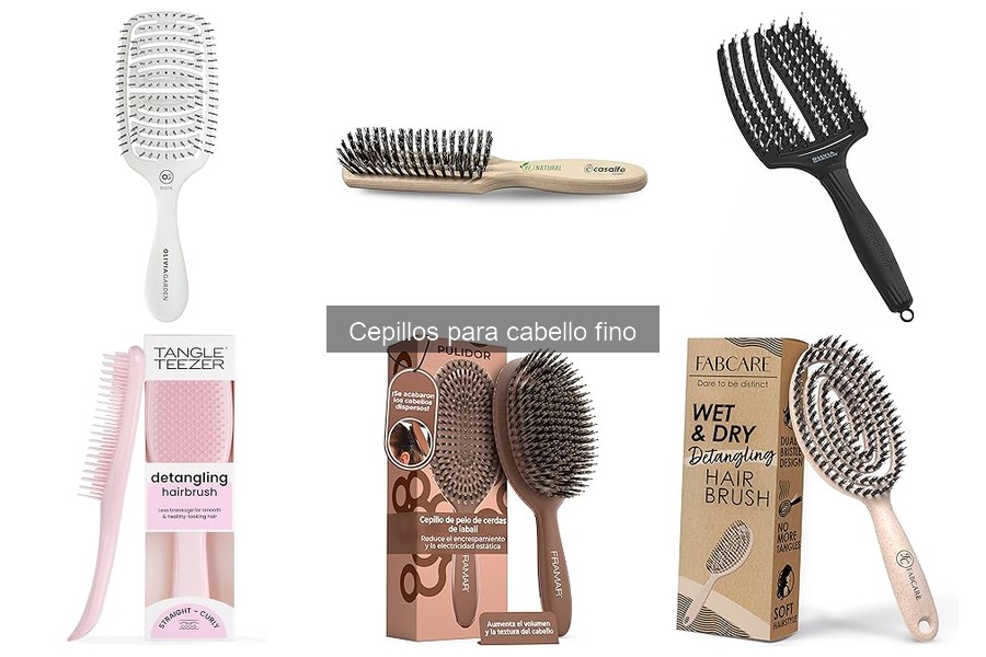 Mejores cepillos para cabello fino: guía y recomendaciones