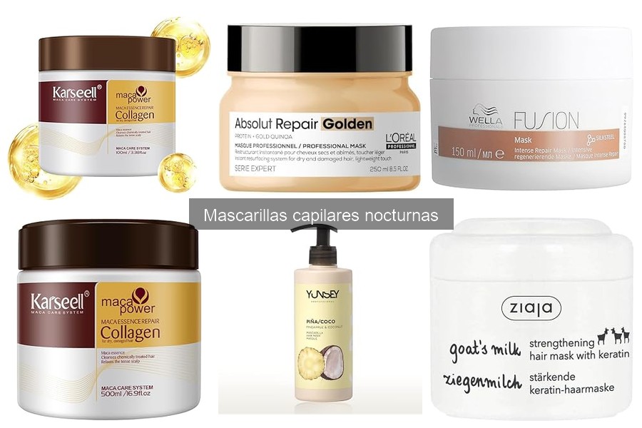 Mejores mascarillas nocturnas para cabello seco