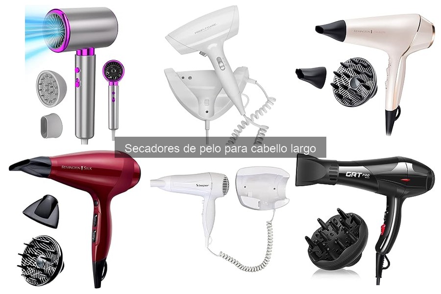 Mejores ofertas de secadores de pelo para cabello largo