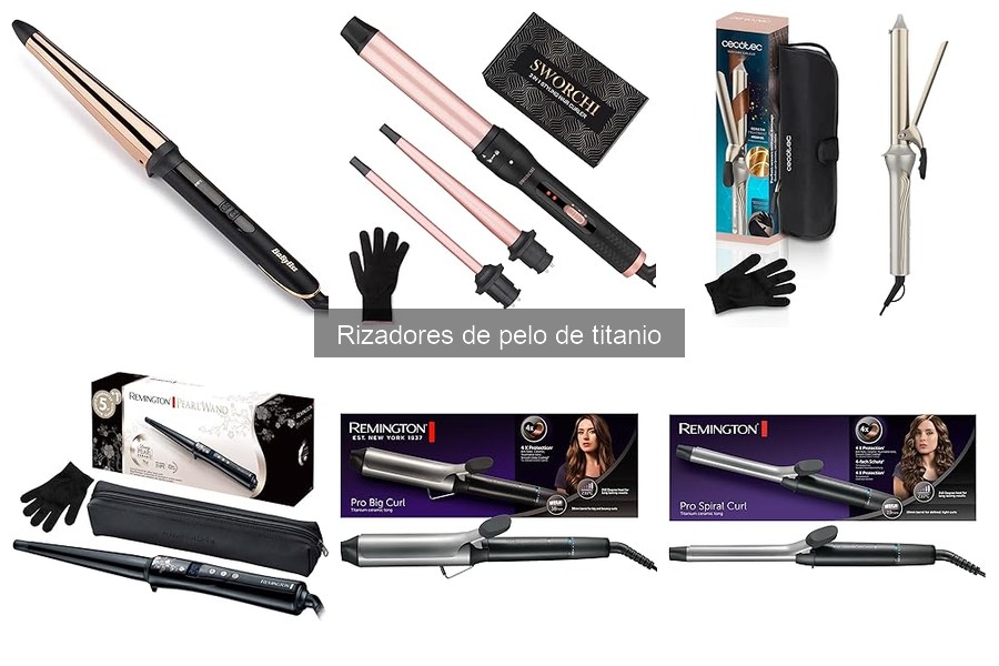 Mejores rizadores de pelo de titanio para cabello rizado