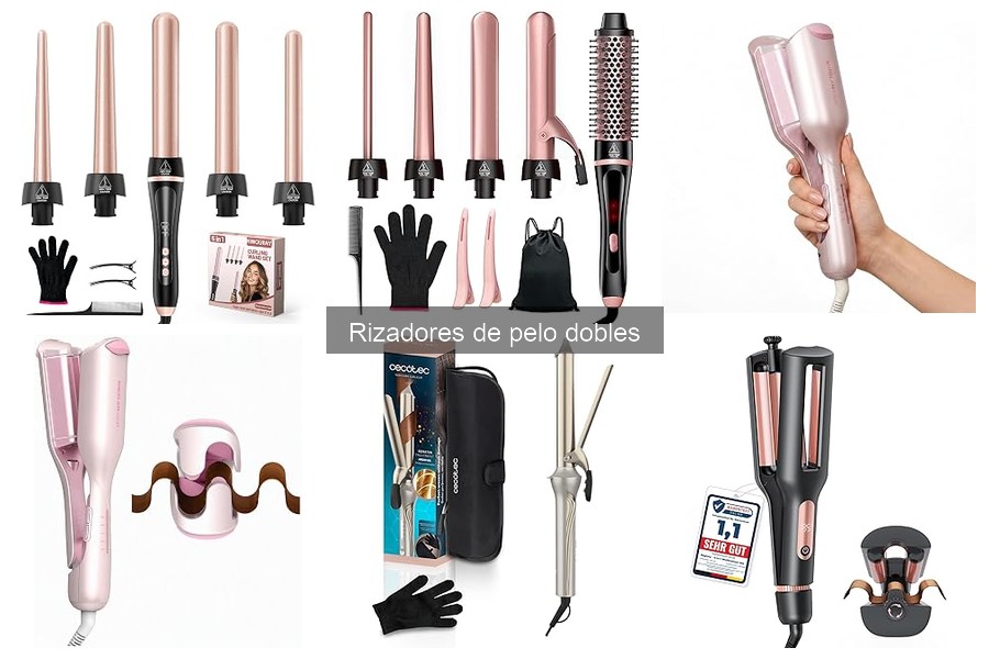 Ofertas y descuentos en rizadores de pelo dobles