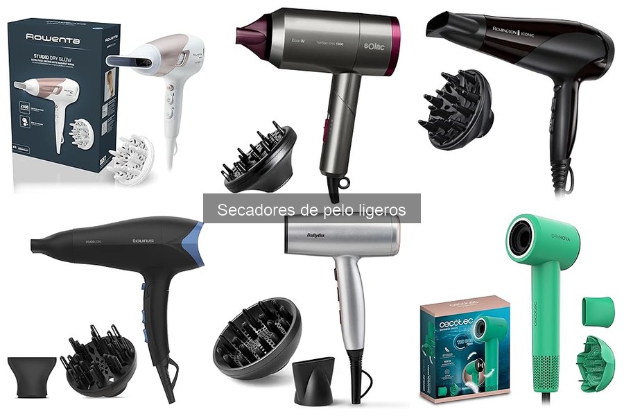 Ofertas y precios de secadores de pelo ligeros en 2023