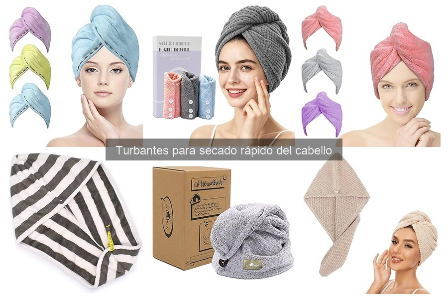 ¿Por qué elegir un turbante de microfibra para secado rápido?