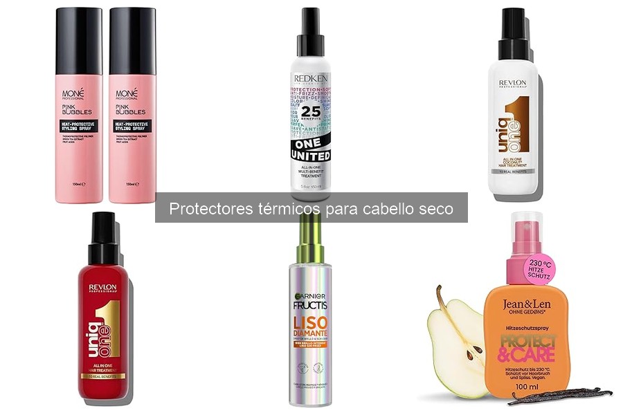 Problemas del cabello seco y cómo los protectores térmicos ayudan