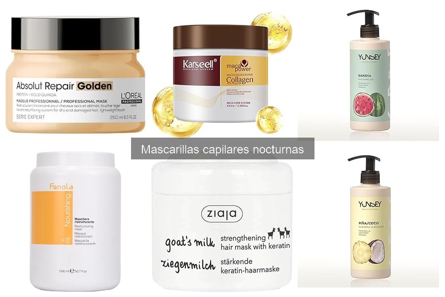 ¿Qué es una mascarilla capilar nocturna? Beneficios y componentes