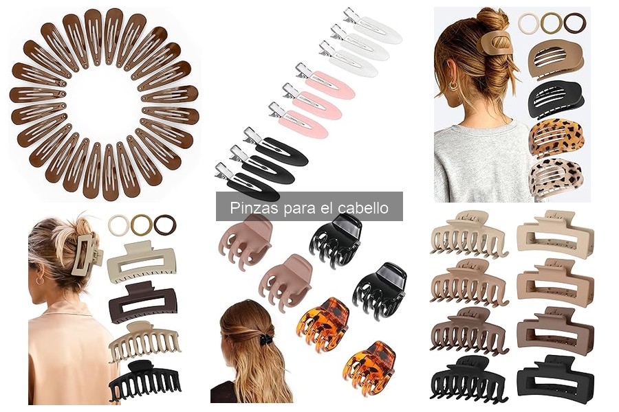 ** ¿Qué son las pinzas para el cabello? Tipos y usos explicados