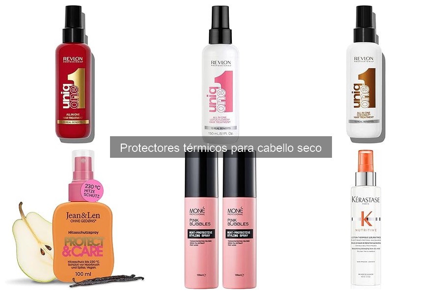 Qué son los protectores térmicos para cabello seco