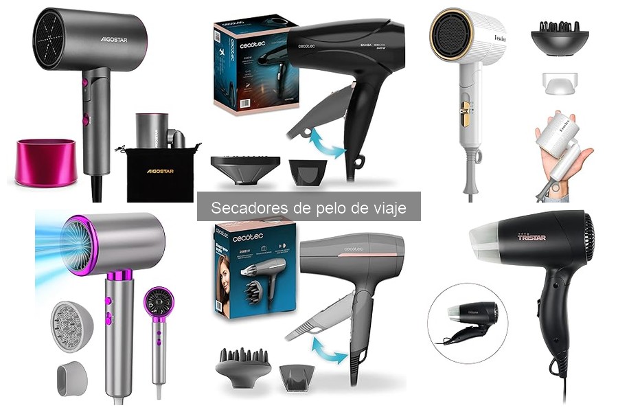 Ventajas y desventajas de los secadores de pelo de viaje