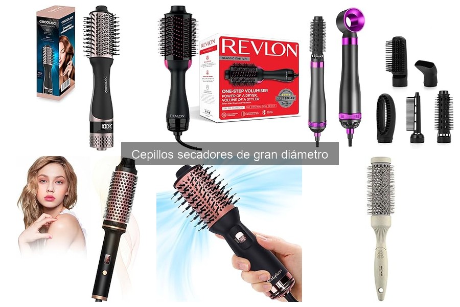 Ventajas y desventajas del cepillo secador de gran diámetro